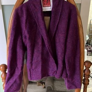 New with tags Purple open cardigan sweater sz m